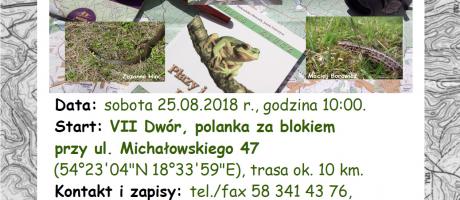 Zaproszenie na Marsz Na Orientację Żabim Skokiem na 25.08.2018 r. 