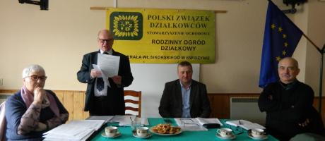 W ROD im. gen. Władysława Sikorskiego w Kwidzynie w dniu  9 marca br. odbyła się Konferencja Delegatów ROD